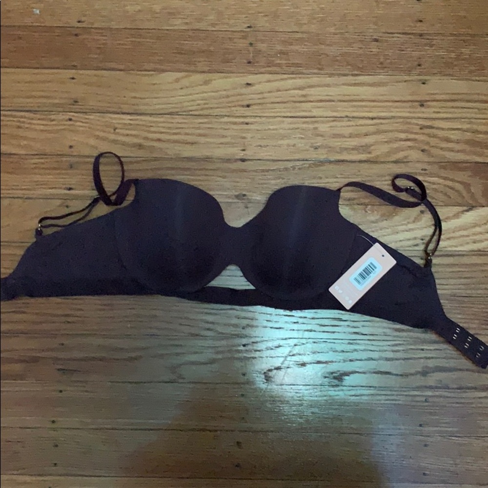 NWT ThirdLove 24/7 Cotton T-shirt bra plum 32D